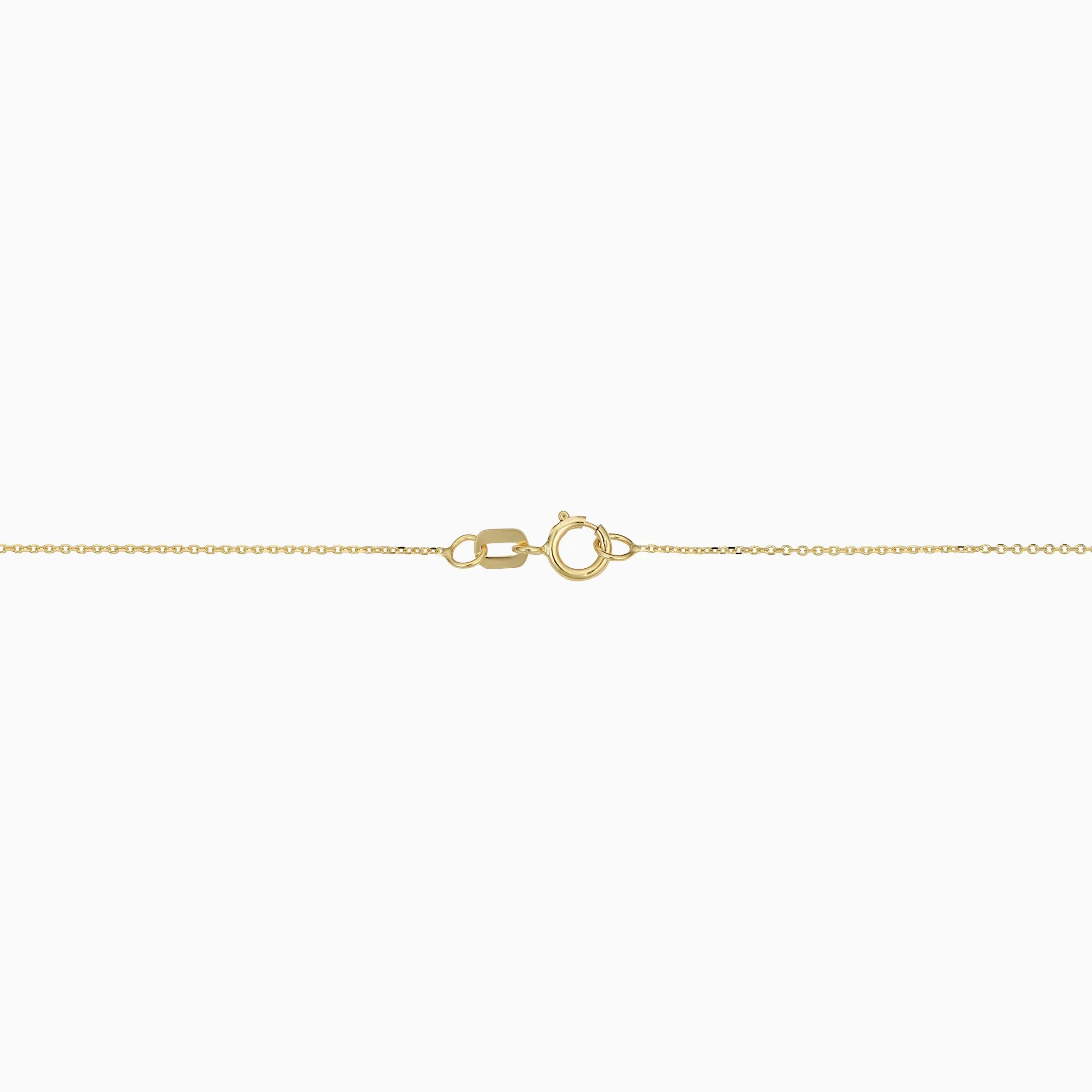 10k Gold Luna Pendant Necklace