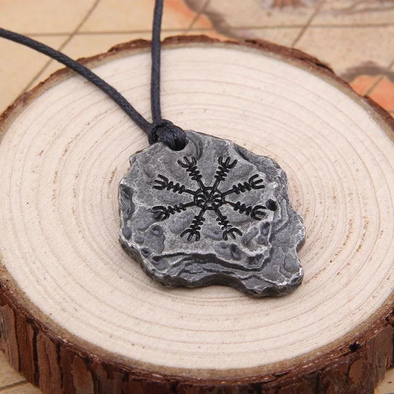Aegishjalmr Helm of Awe Rock Necklace