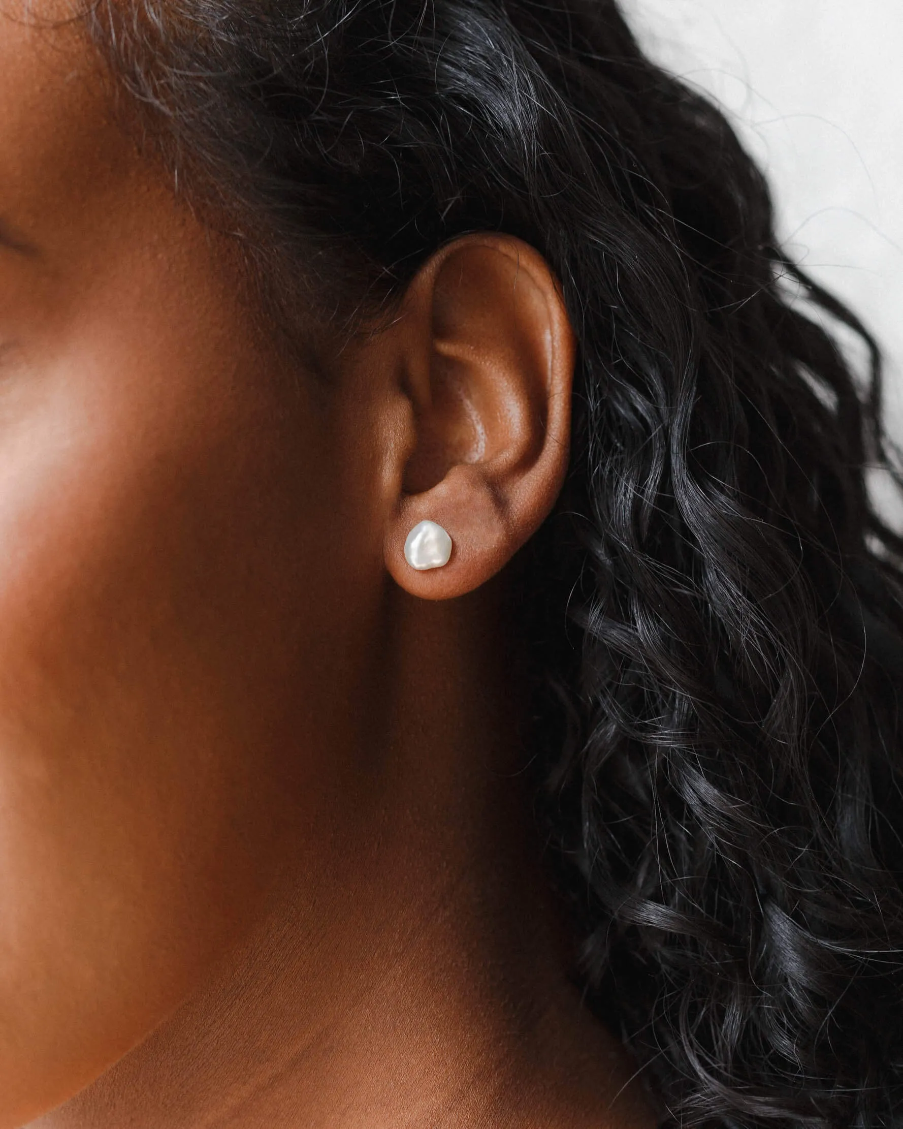Baroque Pearl Studs