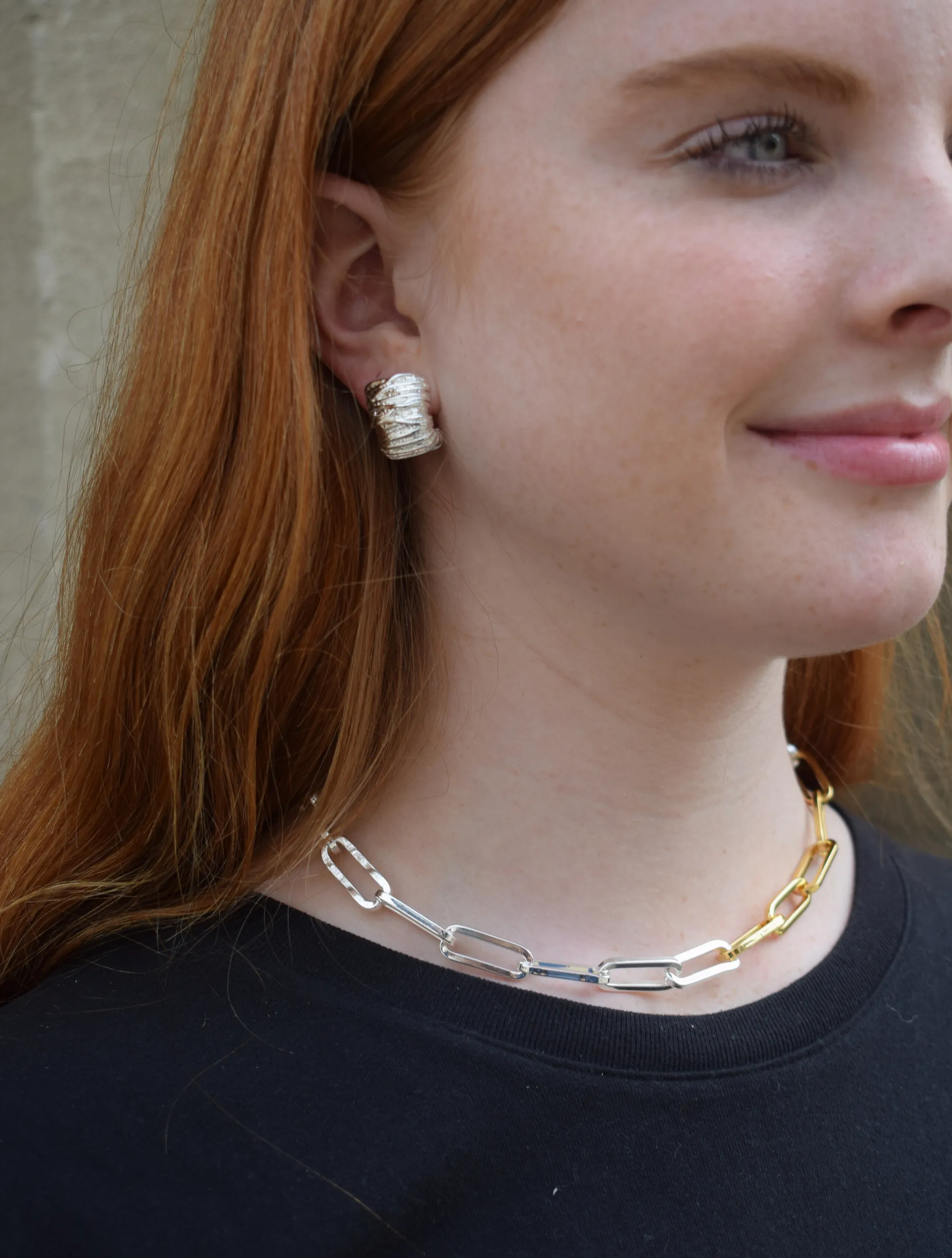 Chain Necklace DUO Silver