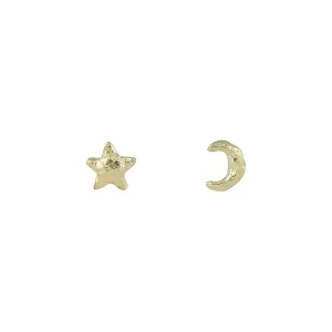 Cosmic Lover 14K Gold Studs