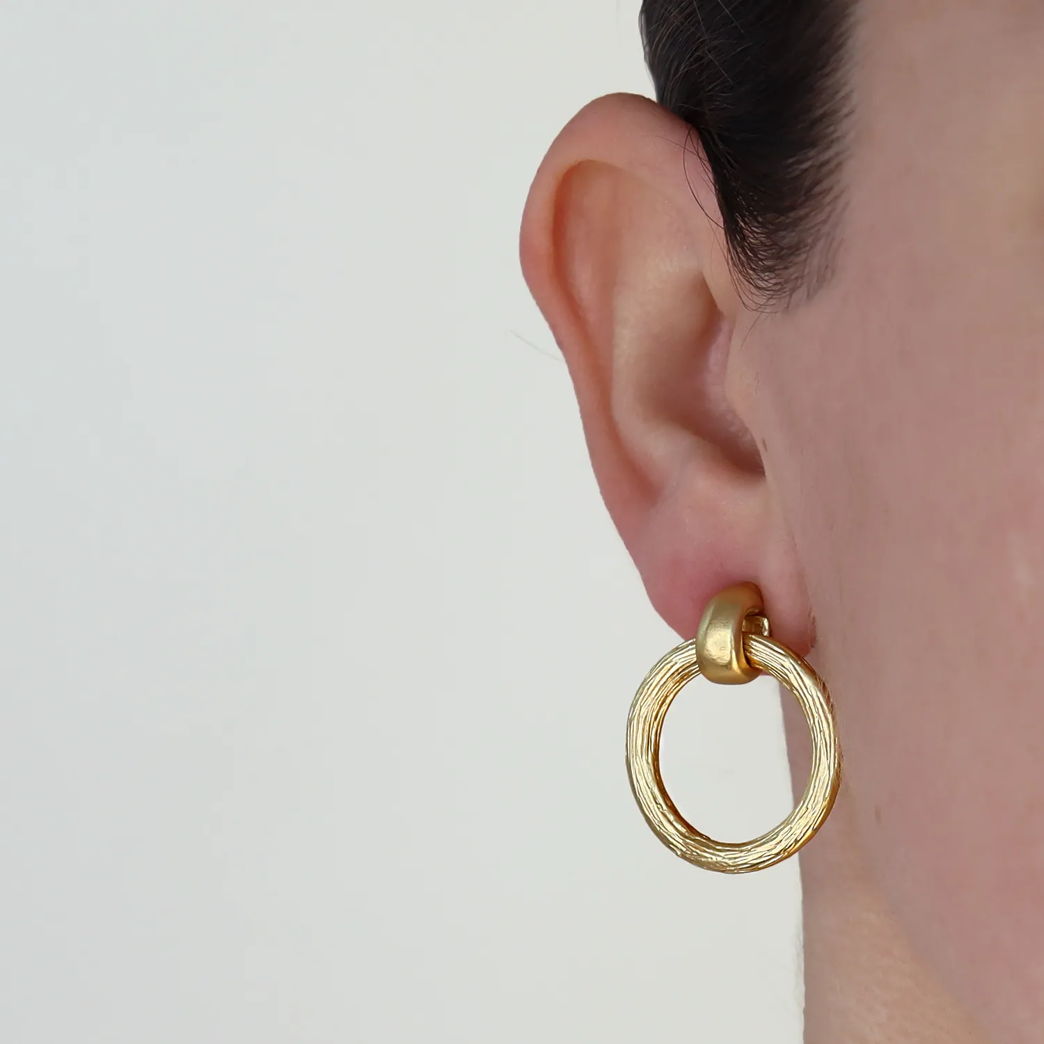 Door knocker earrings