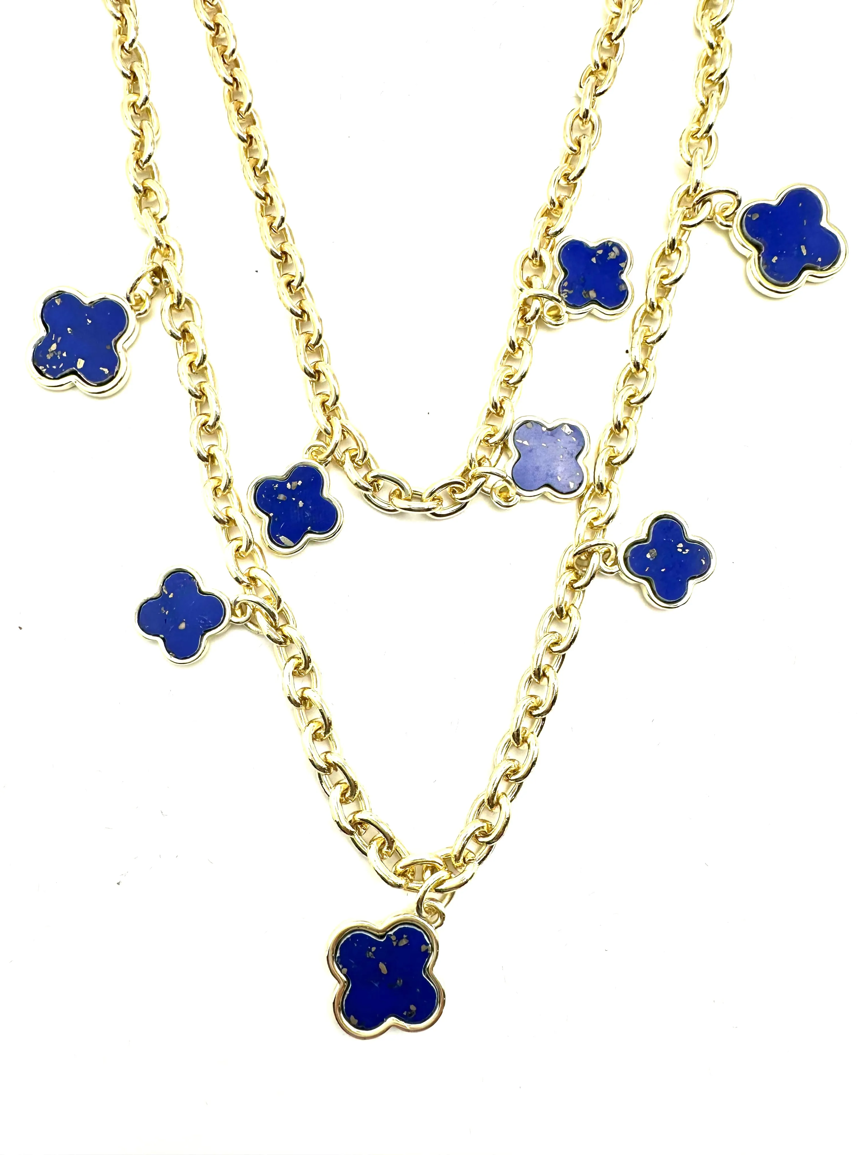 Double Layer Clover Necklace