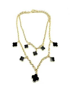 Double Layer Clover Necklace