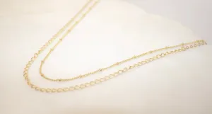 Double Strand Chain Necklace