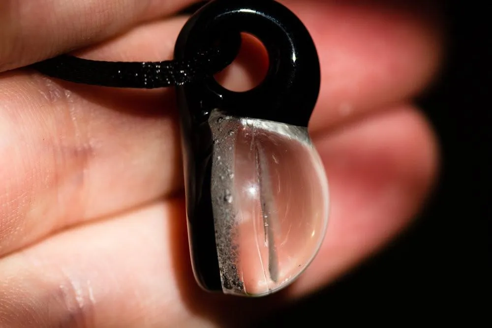 Dove Hologram Pendant with Infused Cremation Ash