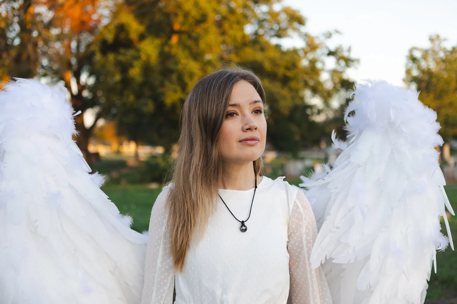 Dove Hologram Pendant with Infused Cremation Ash