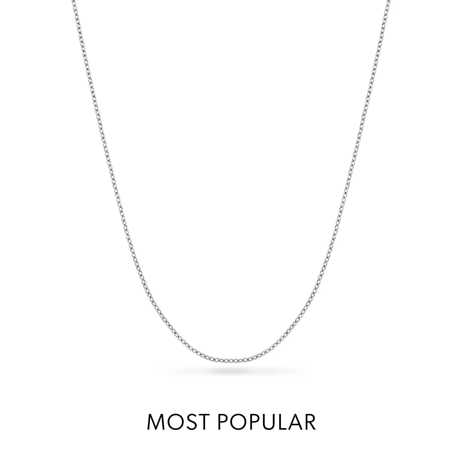 Fine Chain Necklace (Silver)