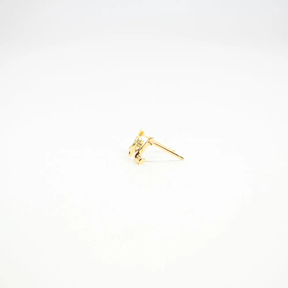 Gold Vermeil Anchor Studs