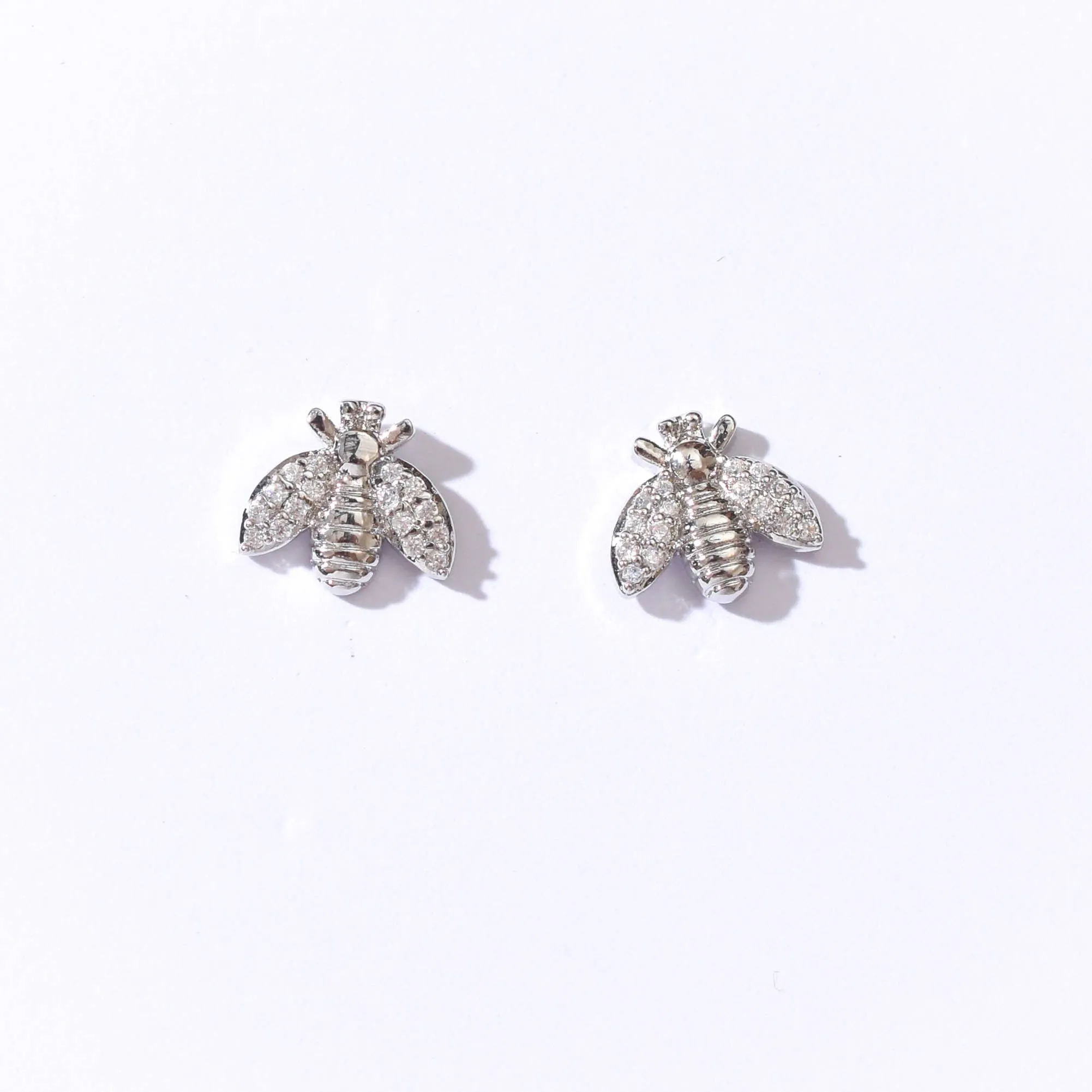 Honey B Studs | Silver