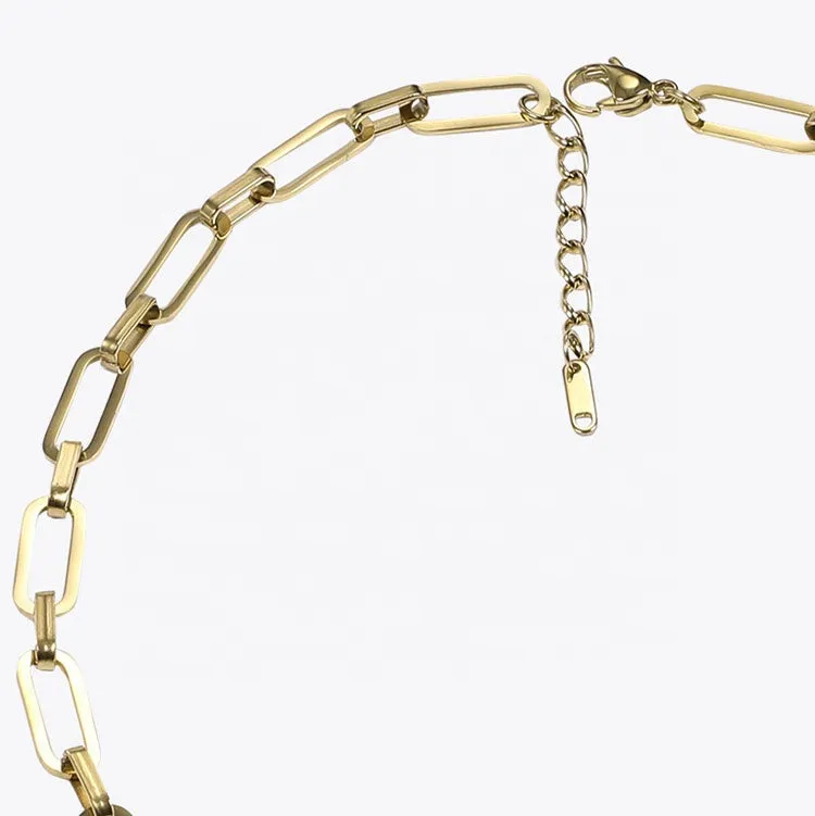 Jasmine - Paper Clip Chain Necklace