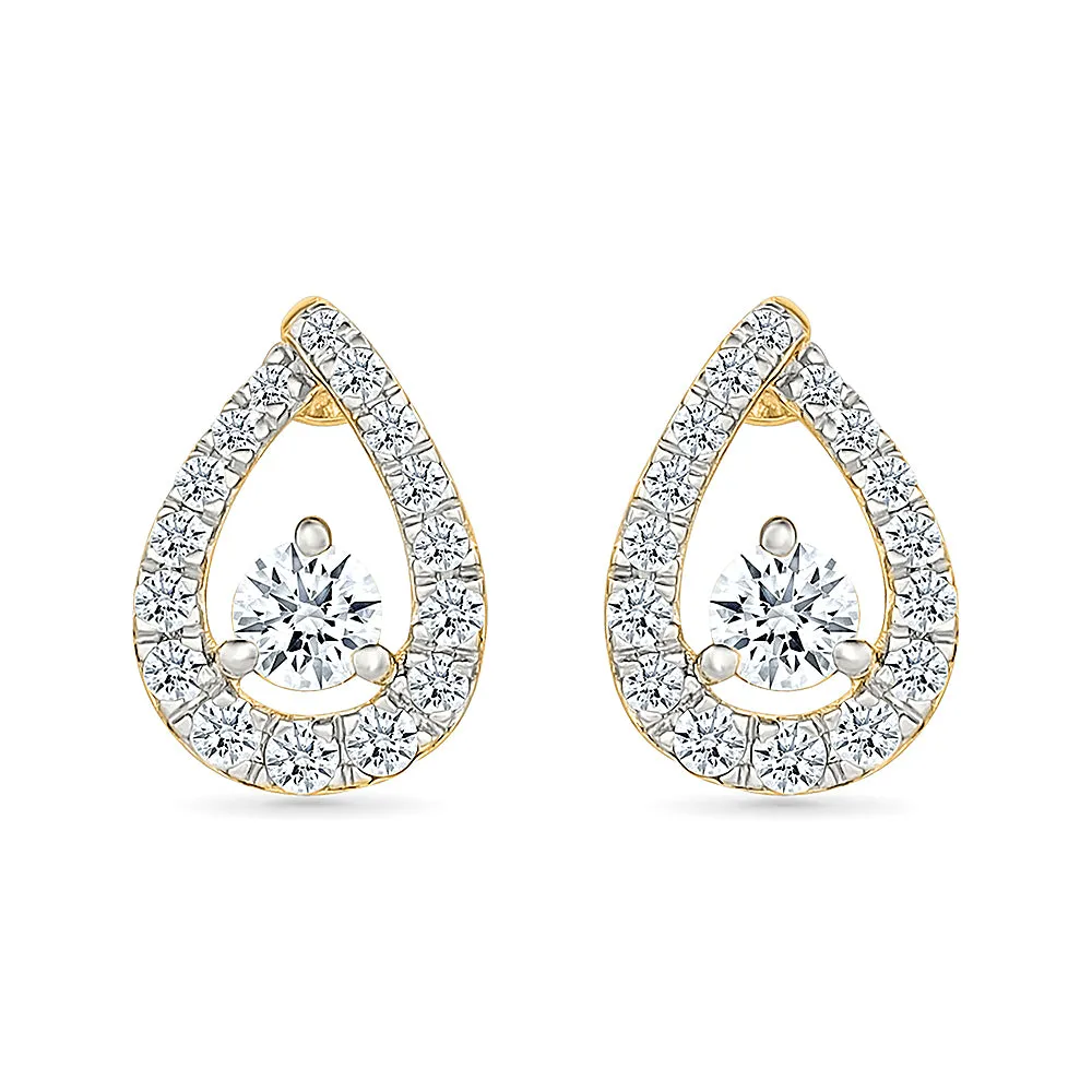 Layali Noor Gold & Diamond Earrings