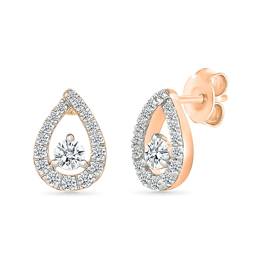 Layali Noor Gold & Diamond Earrings