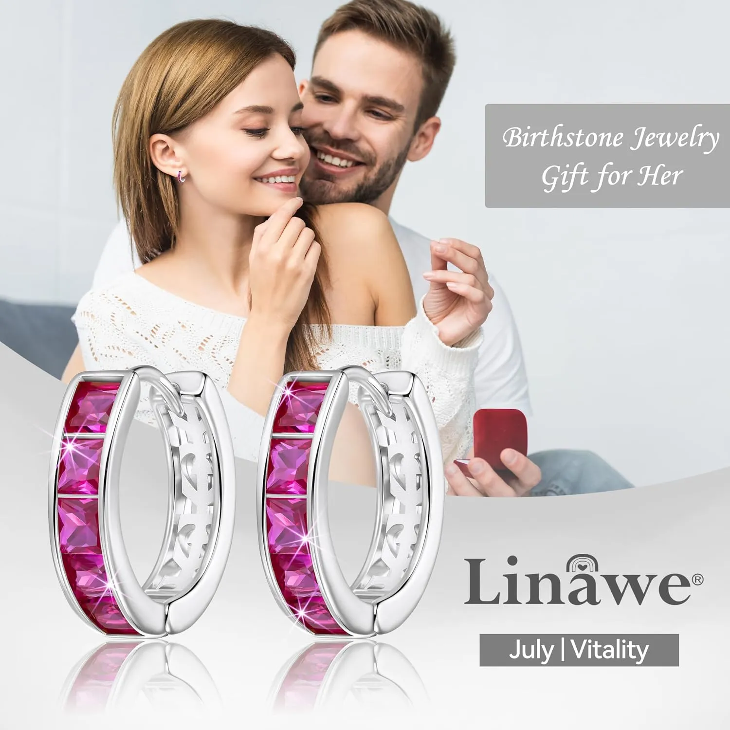 Linawe Small Hoop Earrings for Women Trendy, Tragus Piercing Jewelry, Cubic Zirconia Studs Huggie Earrings, Mini Chunky Tiny Helix Earrings, Gold/Rose Gold/Silver Cartilage Hoops