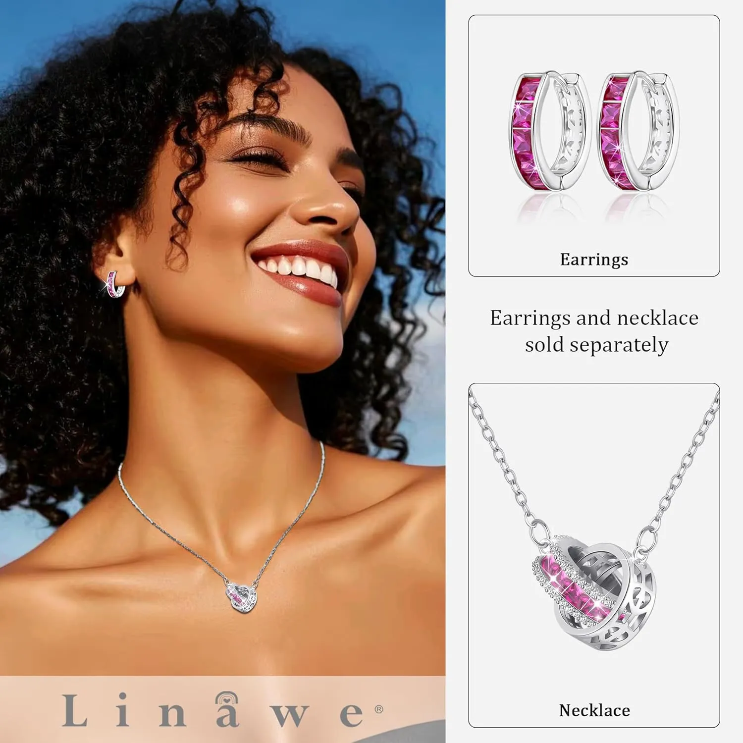 Linawe Small Hoop Earrings for Women Trendy, Tragus Piercing Jewelry, Cubic Zirconia Studs Huggie Earrings, Mini Chunky Tiny Helix Earrings, Gold/Rose Gold/Silver Cartilage Hoops