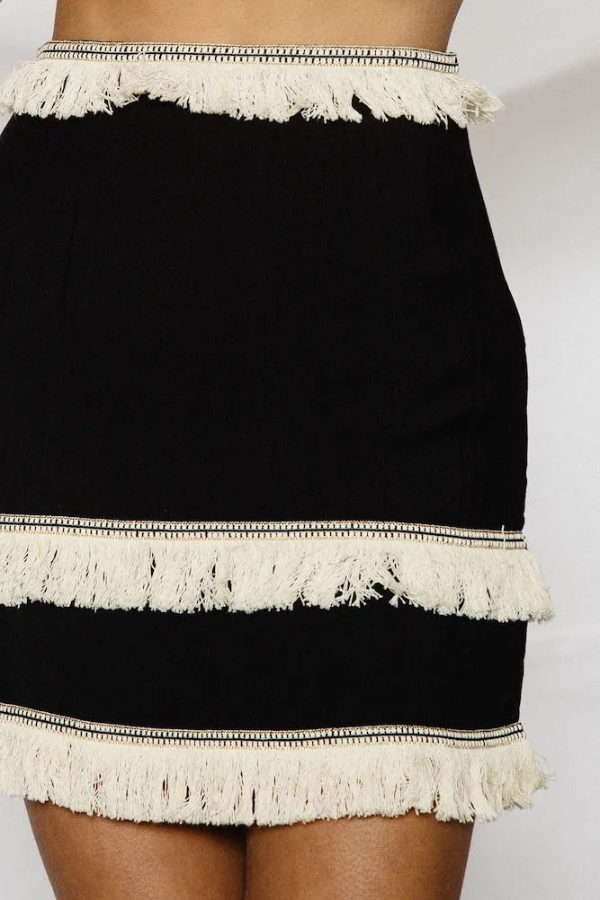 Lost In Translation Skirt Black