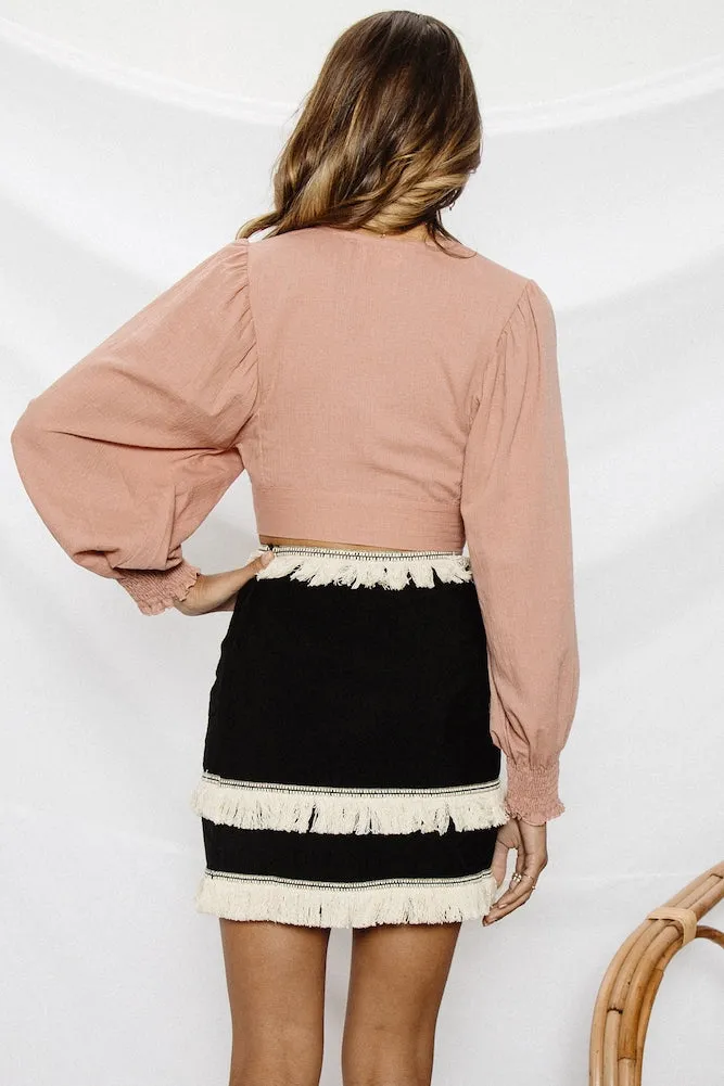 Lost In Translation Skirt Black