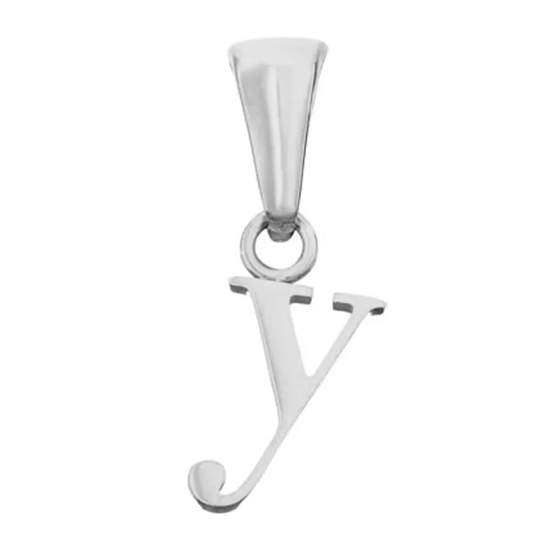 Lowercase Initial Pendant (Silver)