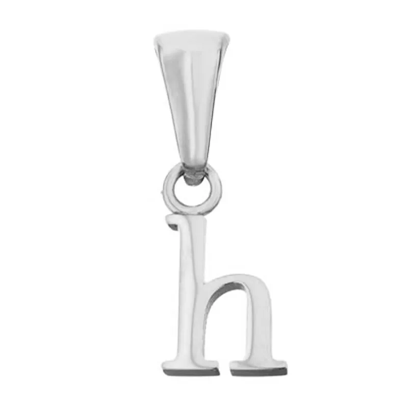 Lowercase Initial Pendant (Silver)