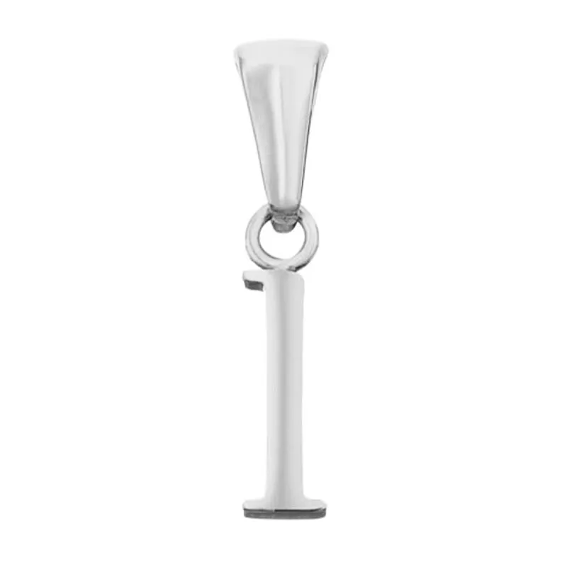 Lowercase Initial Pendant (Silver)