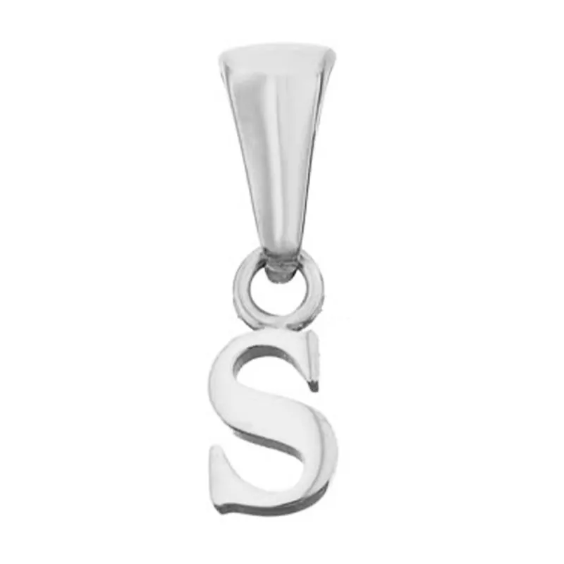 Lowercase Initial Pendant (Silver)