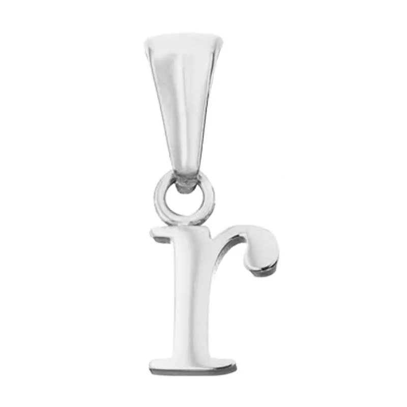 Lowercase Initial Pendant (Silver)