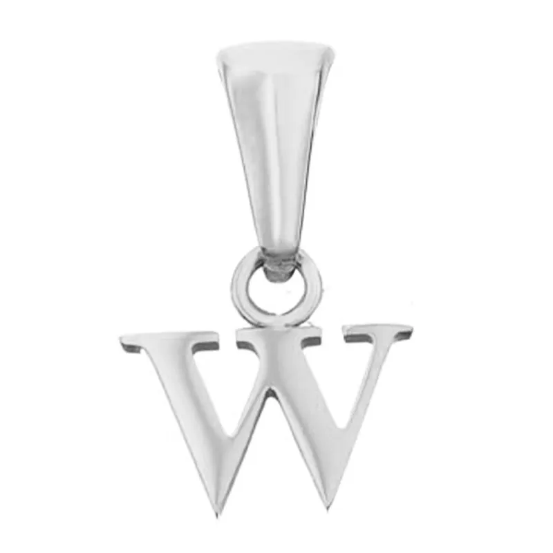 Lowercase Initial Pendant (Silver)