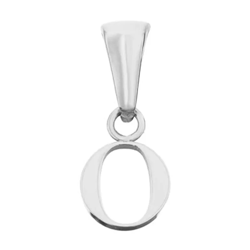 Lowercase Initial Pendant (Silver)