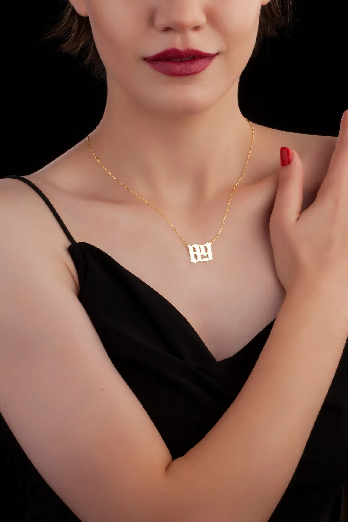 Lucky Number Necklace - Personalized Number Necklace - Personalized Gift - Gift for Her