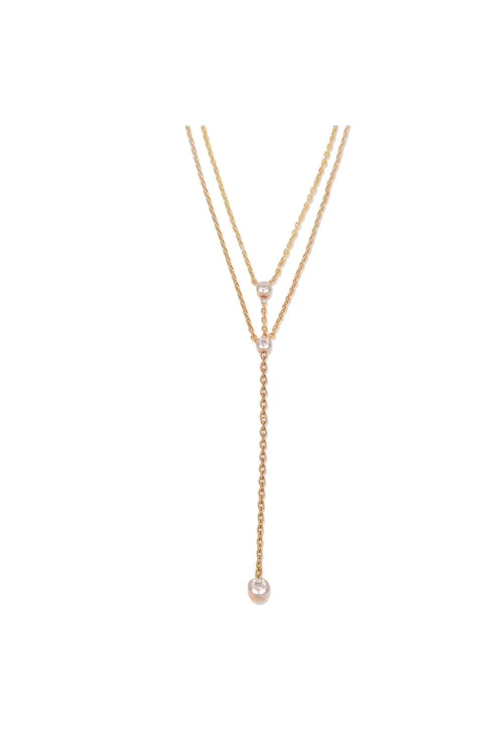 Minutiae layered necklace