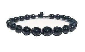 Onyx anklets black anklets Men anklets Gemstone anklets Beaded anklets