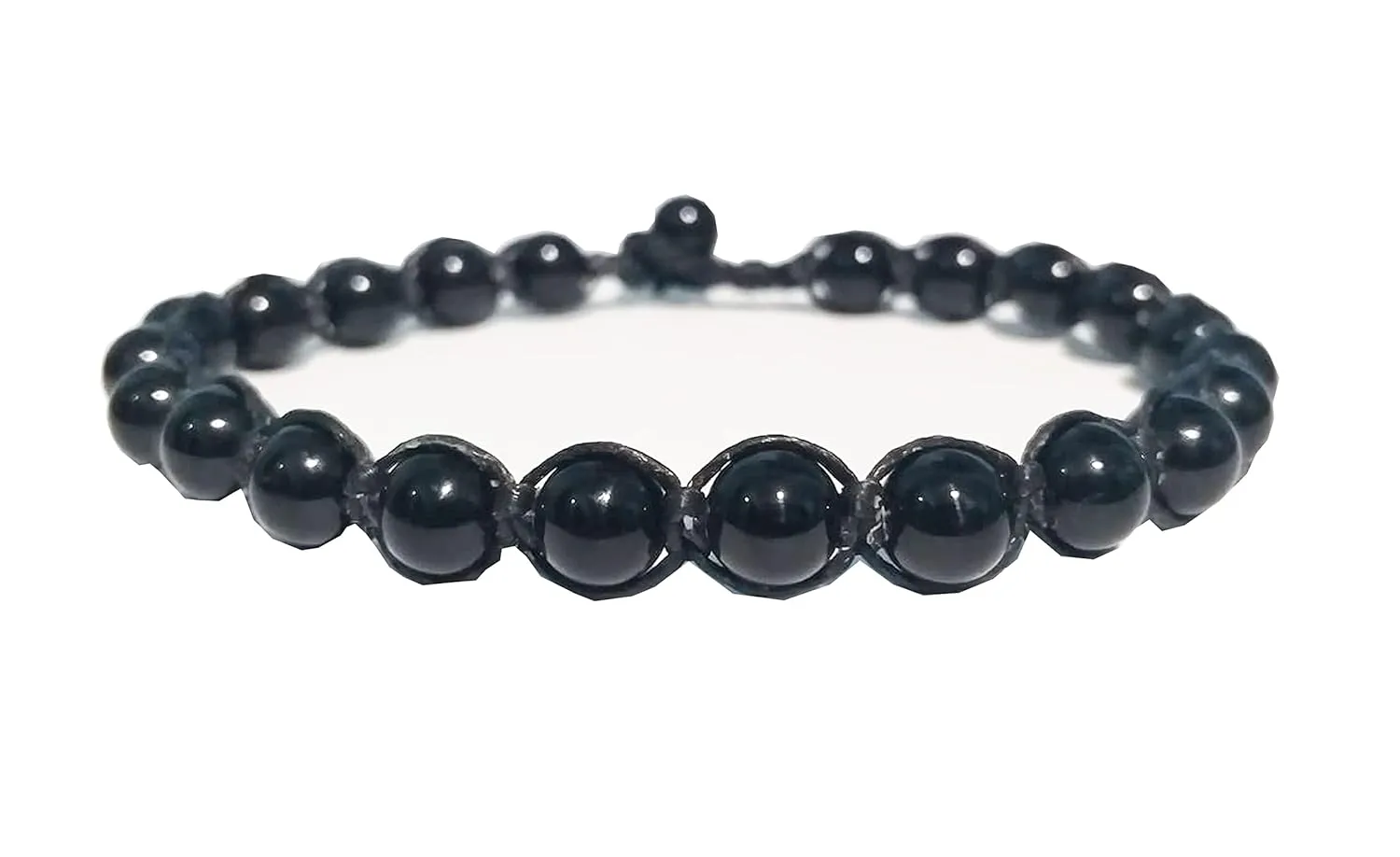 Onyx anklets black anklets Men anklets Gemstone anklets Beaded anklets