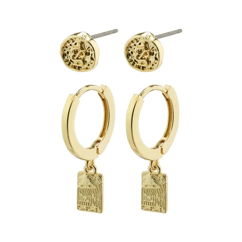 Pilgrim - Valkyria Earrings - Gold Plated