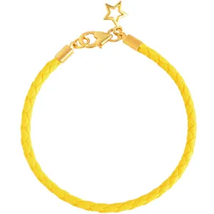 PLAITED STACKLET - YELLOW