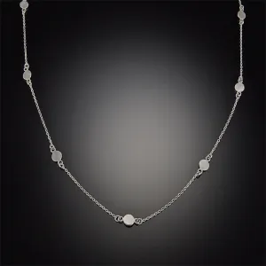 Silver Dot Chain Necklace