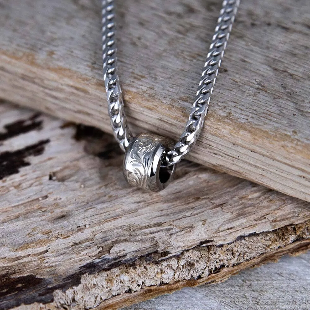 Smooth Edge Sea Turtle Barrel Pendant