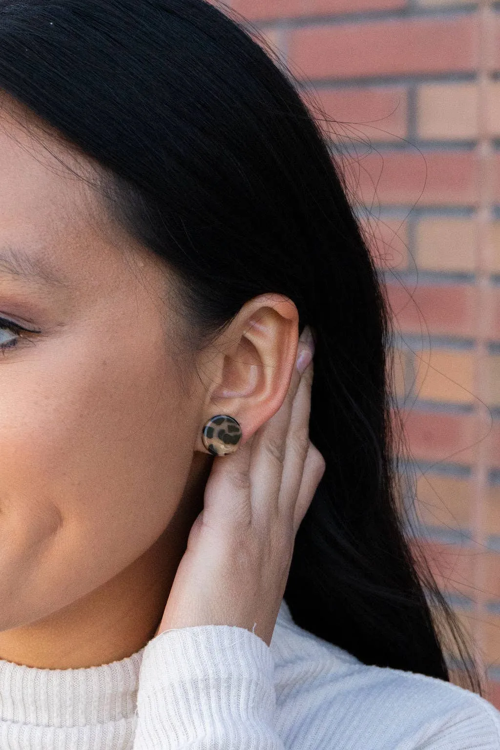 Sophie Studs - Cheetah // Gift, Earrings, Leopard