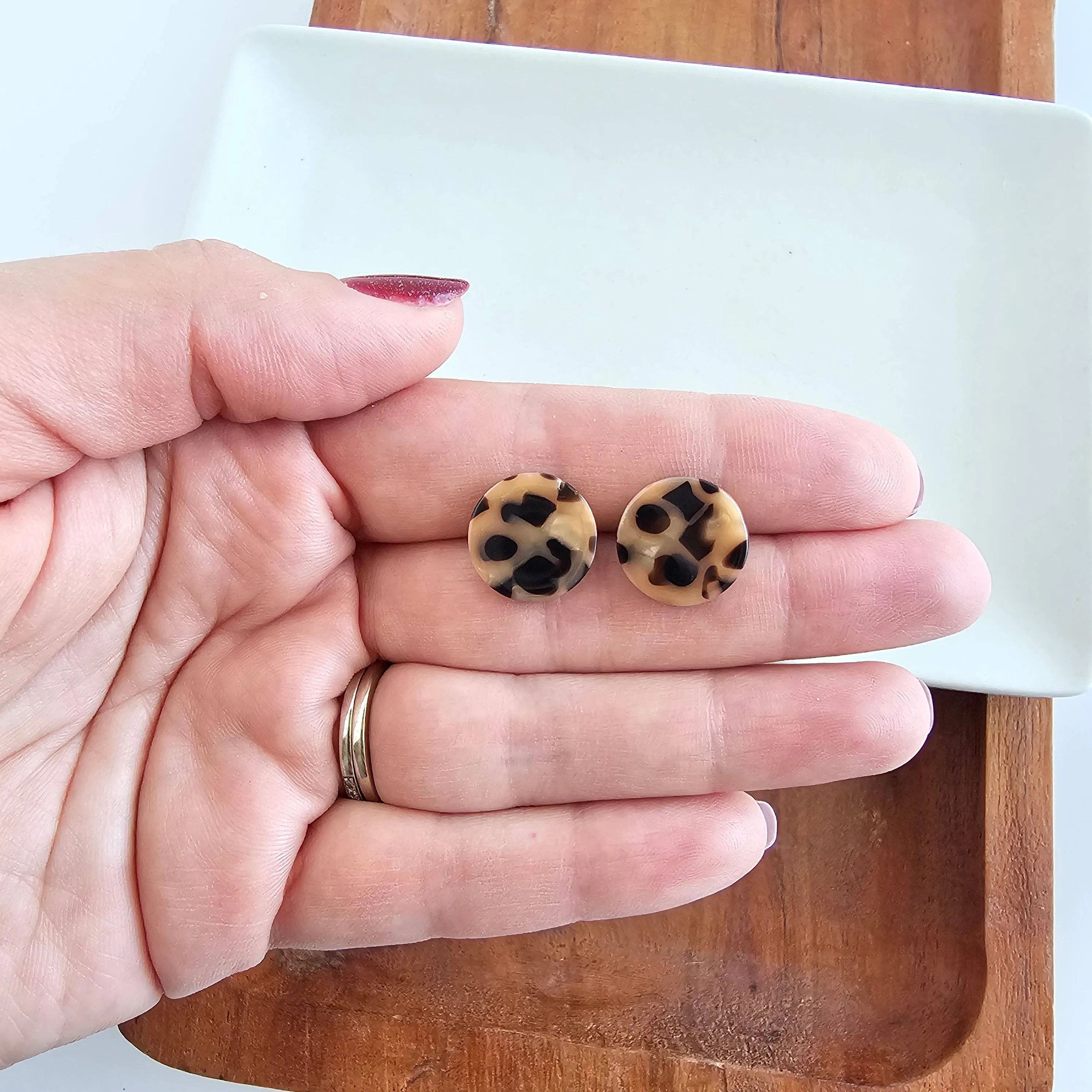 Sophie Studs - Cheetah // Gift, Earrings, Leopard