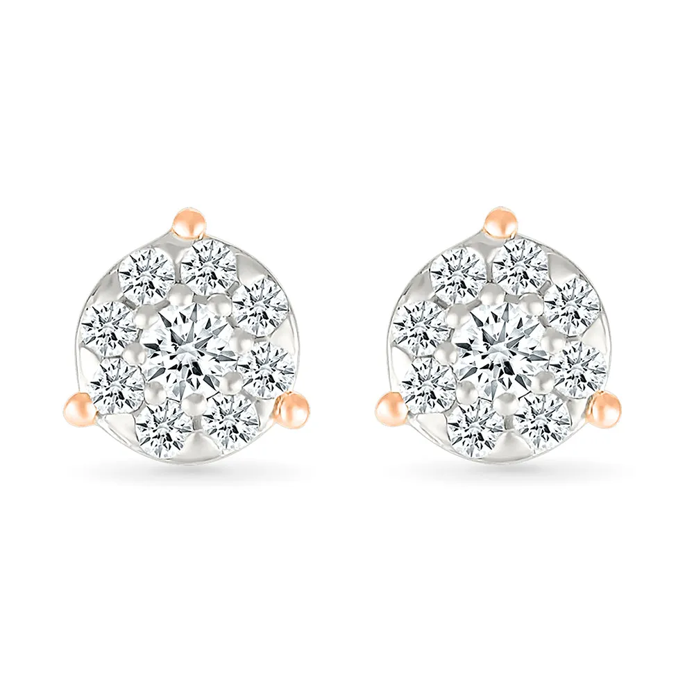 Surya Diamond Stud Earrings