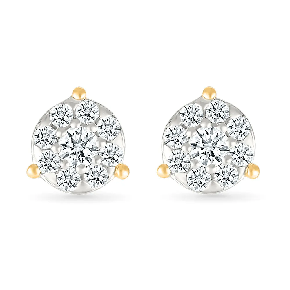 Surya Diamond Stud Earrings