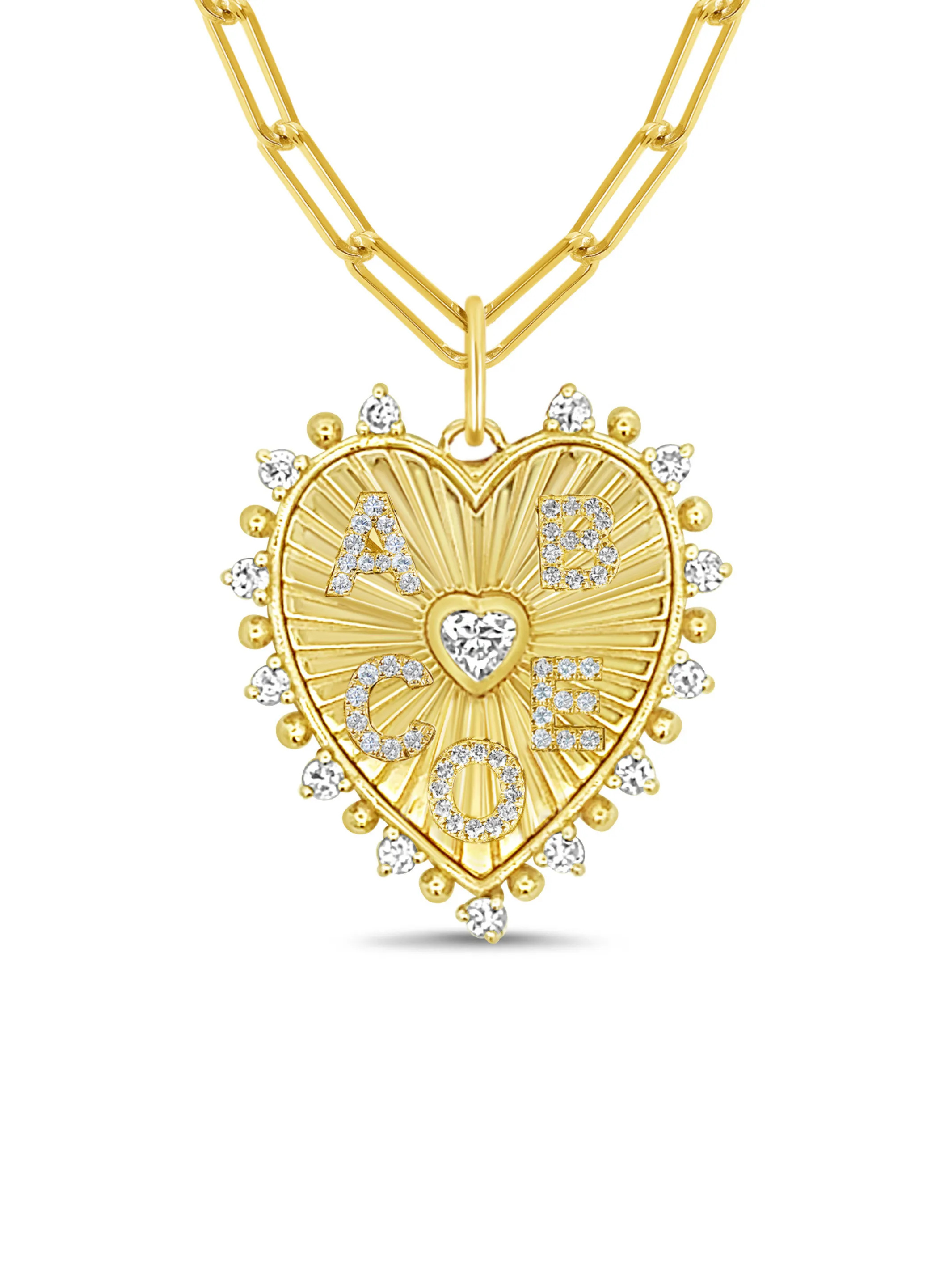 The Family Heart Pendant 14K