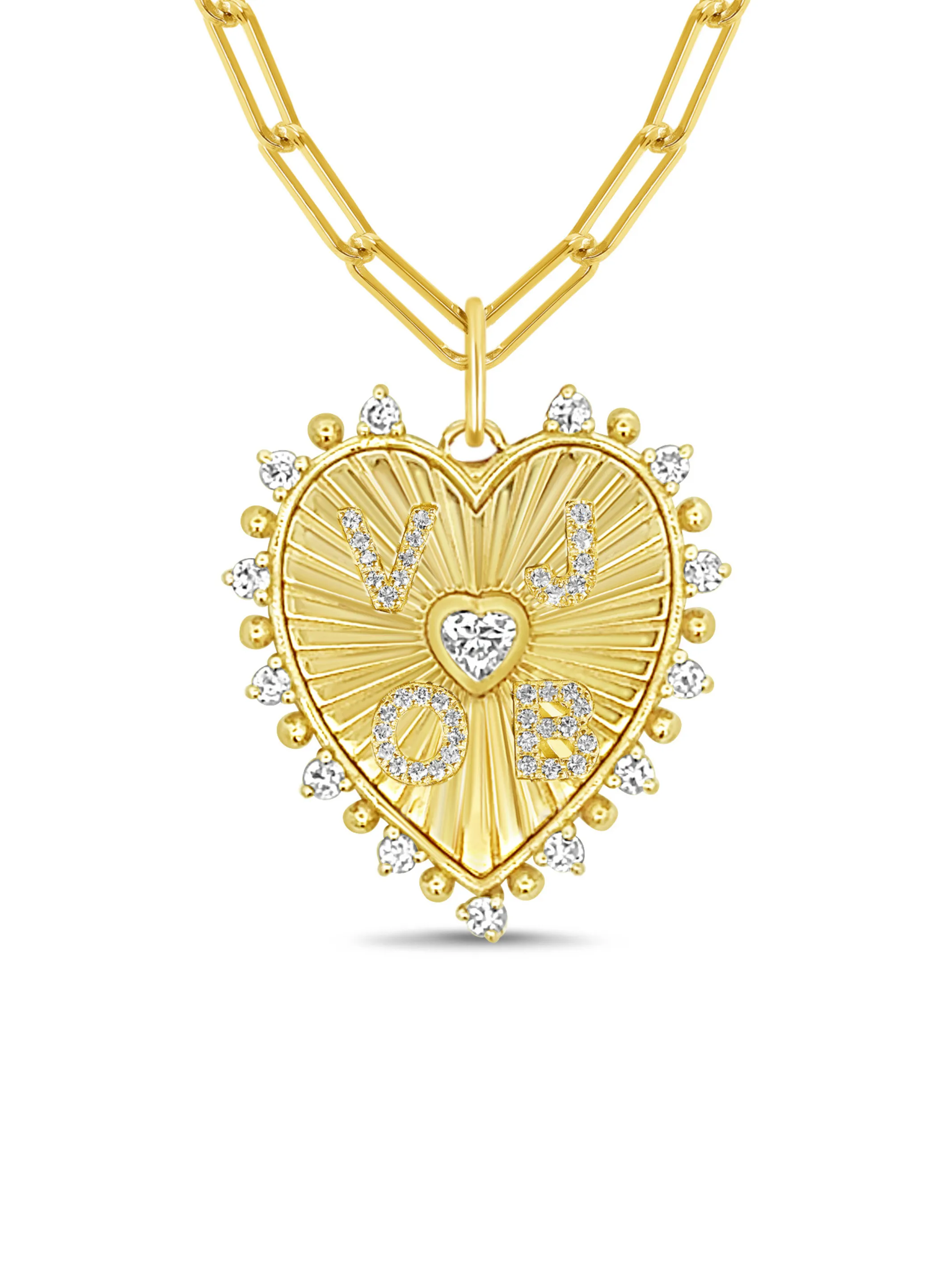 The Family Heart Pendant 14K